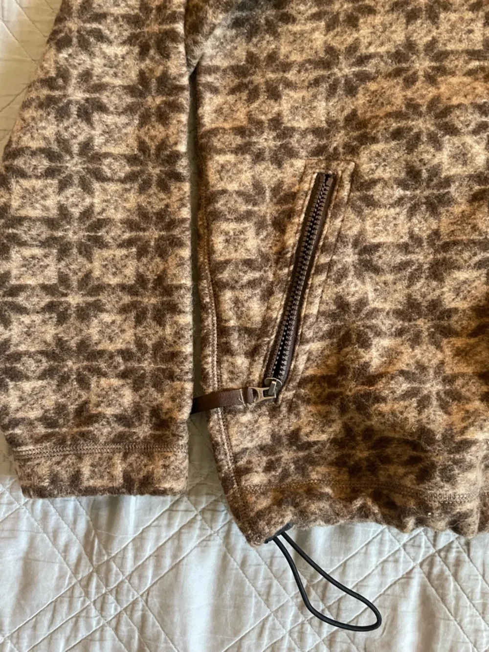J. CREW Wool-blend sherpa fleece quarter-zip pullover Size S‎ NWT $298 CO180